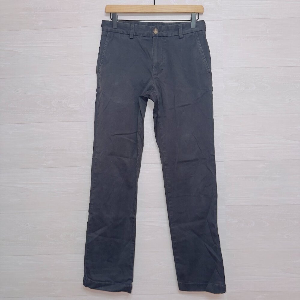 Vineyard Vines Men's Gray Flat Front Chino Breaker Pant size 28x32